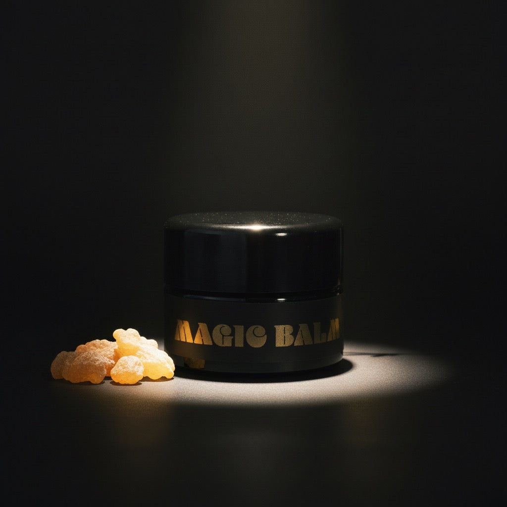 Magic Balm natural nose balm jar with frankincense resin — Frankincense scent variant